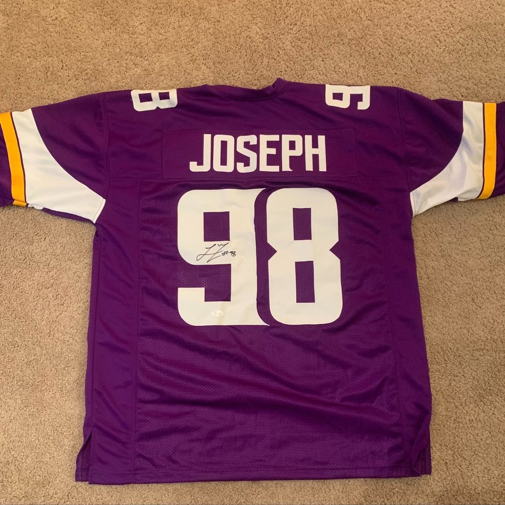 Authentic Minnesota Vikings Linval Joseph Autographed Jersey